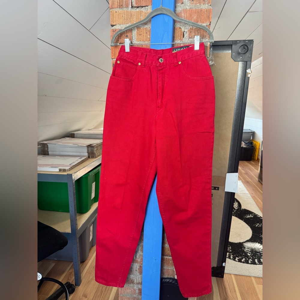 80s Vintage Lawman High Rise Jeans - Picture 2 of 7